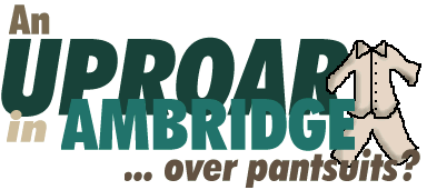 An Uproar in Allegheny...over pantsuits?