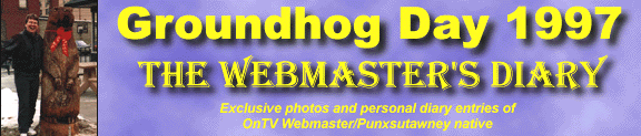 Groundhog Day, 1997:  A Webmaster's Diary
